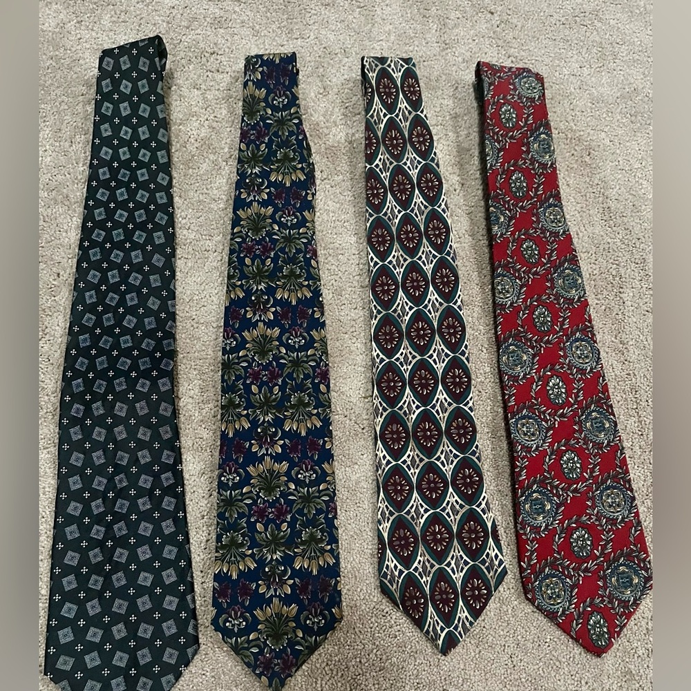 Elegant Men's Patterned Tie Bundle